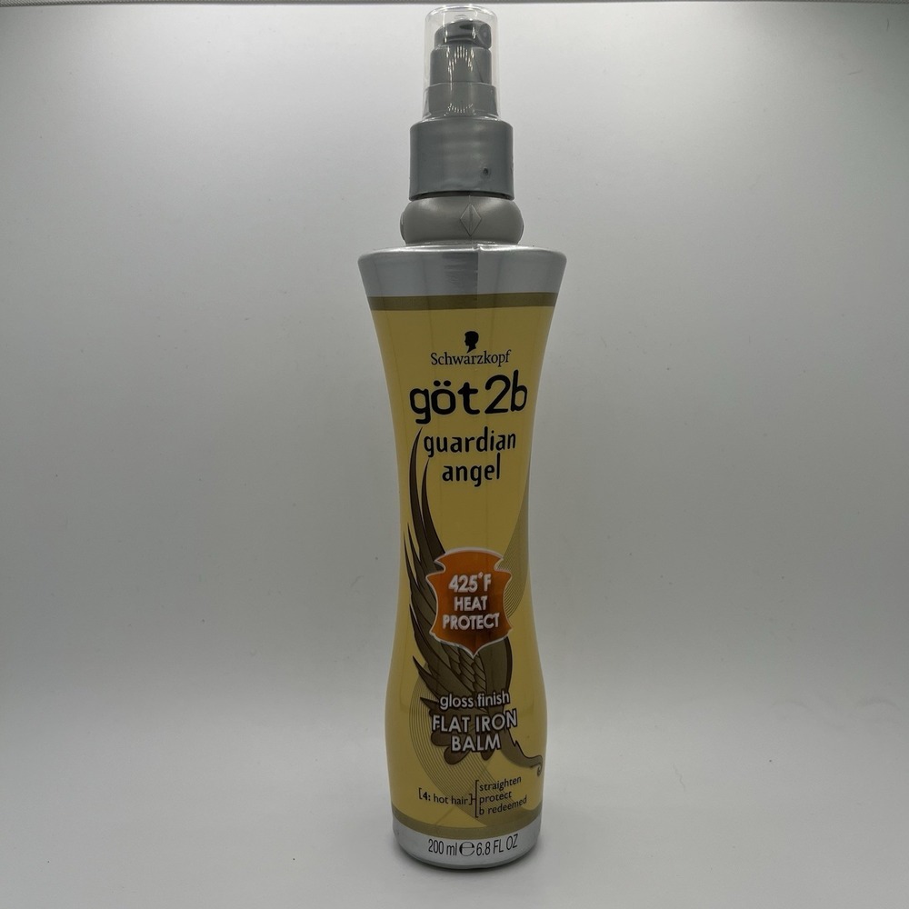 Full‎ Schwarzkopf Got 2b Guardian Angel Gloss Finish Flat Iron Balm 6.8 OZ 200ml